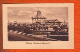 1 Cpa  Worthing Parade And Bandstand - Worthing