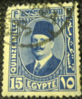 Egypt 1927 King Fuad I 15m - Used - Used Stamps