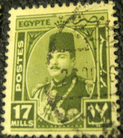 Egypt 1944 King Farouk 17m - Used - Usados