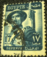 Egypt 1953 Defence Soldier 17m - Used - Oblitérés