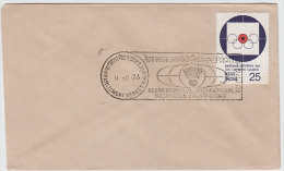 India  11.11.76  Nehru Memorial Badminton Championship  Postmark  Cover # 50278 - Badminton