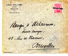 N°138 Annulé Par Griffe Bouillon S/l."Léon Collard-huissier-Bouillon" V.Bruxelles. - Fortune Cancels (1919)