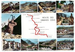 CP, ROUTES DES GRANDS COLS, Les Beaux Sites De France, Ed : M A R, Vierge - Landkarten