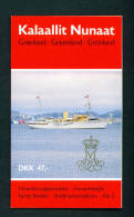 GREENLAND - 1990 Royal Yacht  4 X 0.25kr, 6 X 1kr And 10 X 4kr  Complete Booklet As Scans - Markenheftchen
