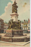ST QUENTIN - 6156 - LE MONUMENT DE LA DEFENSE DE 1557 - 1913 (expédiée Vers La Chine) - Saint Quentin