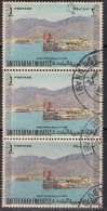 United Arab Emirates, 3d  Khor Khwair, Strip Of 3, UAE, U.A.E. Used 1973, - Emirats Arabes Unis (Général)