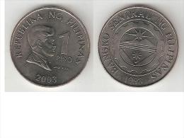 Philippines 1 Piso 2003 Km 269 - Philippinen