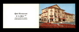 Delcampe - 32 - RISCLE - Hôtel-Restaurant De La Paix - Double Carte Publicitaire - Riscle