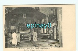 Bf - CONGO FRANCAIS - Intérieur De L'église De Mayumba  - Cliché Patron - Congo Français