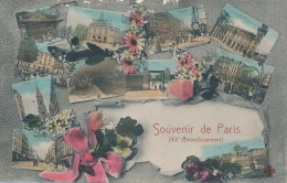 PARIS XX - Carte Souvenir Multi Vues - Distretto: 20