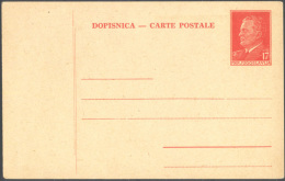 YUGOSLAVIA - JUGOSLAVIA - INLAND - POST CARD - TITO  -1953 - LUX UNC - Entiers Postaux