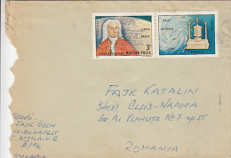 SEGNER JANOS ANDRAS ASTRONOMIST, HALLE BOSSOON PENDULUM, STAMPS ON COVER, 1975, HUNGARY - Brieven En Documenten