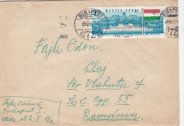 HUNGARIAN PARLIAMENT, SHIP, PLANE, STAMPS AND SPECIAL POSTMARK ON COVER, 1967, HUNGARY - Cartas & Documentos