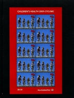 NEW ZEALAND - 2001 CYCLING SHEETLET OF 10     MINT NH - Blocs-feuillets