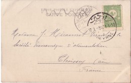 TURQUIE - SMYRNE 27-3-1905 - CARTE POSTALEPOUR LA FRANCE. - 1837-1914 Smirne