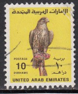 UAE  Used  1990, 10d Falcon Bird. U.A.E. United Arab Emirates , As Scan - Emirats Arabes Unis (Général)