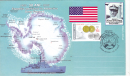 DEEP FREEZE 1 - AMERICAN EXPEDITION IN THE ANTARCTIC,2005,SPECIAL COVER,ROMANIA - Spedizioni Antartiche