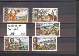 WALLIS FUTUNA  - No Yvert  PA 33-37  ** ( SANS CHARNIERE )    - COTE:44 € - Unused Stamps