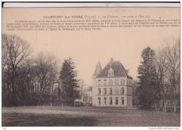 89. Yonne . Champigny Sur Yonne :  Le Chateau . ( Vue Prise De L  ´ Est  ) . - Champigny