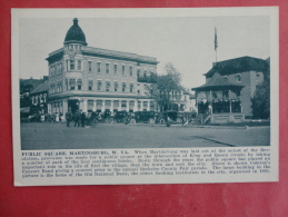 Martinsburg,WV--Public Square--not Mailed--PJ 197 - Other & Unclassified