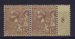 Monaco 1901 Maury 24 MH/* - Unused Stamps