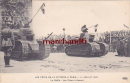 LES FETES DE LA VICTOIRE A PARIS 14 JUILLET 1919 LE DEFILE LES CHARS D ASSAUT Editeur ELD E L Deley - Enseignement, Ecoles Et Universités