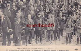LES FETES DE LA VICTOIRE A PARIS 13 JUILLET 1919 POINCARE MARECHAL JOFFRE MARECHAL FOCH Editeur ELD E L Deley - Enseignement, Ecoles Et Universités