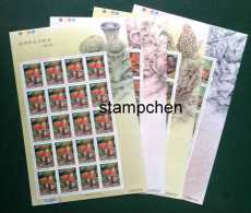 Taiwan 2013 Wild Mushrooms Stamps Sheets (III) Mushroom Fungi Flora Forest Vegetable - Collezioni & Lotti