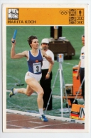 Svijet Sporta Cards - Marita Koch - Leichtathletik