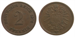 2 Pfennig 1876 A (German Empire) - 2 Pfennig