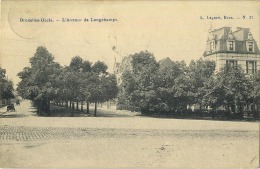 Uccle - Ukkel :   L'avenue De Longchamps  ( Ecrit 1908 Avec Timbre ) - Uccle - Ukkel