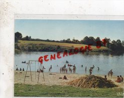 87 - LAURIERE -  LE PLAN D' EAU ET LA PLAGE - BALANCOIRE - Lauriere