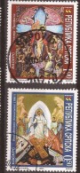 2004X  298-99   BOSNIA ERZEGOVINA REPUBLIKA SRPSKA  PASQUA  ARTE RELIGIONE PITTURA   USED - Easter