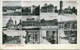 RICORDO DA TORINO - MULTI VEDUTE, MULTI VIEWS, VUES MULTI - VG XPEGLI - ORIGINALE D´EPOCA 100% - Autres Monuments, édifices