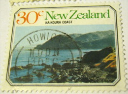 New Zealand 1977 Kaikoura Coast 30c - Used - Usados