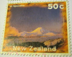 New Zealand 1996 Mt Ngauruhoe 50c - Used - Gebraucht