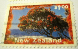 New Zealand 1996 Pohutukawa $1.00 - Used - Gebraucht