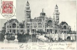 AK  "Zürich - Tonhalle"  (Markenabart)             1904 - Lettres & Documents