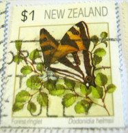 New Zealand 1991 Forest Ringlet Butterfly $1.00 - Used - Gebraucht