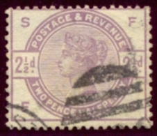 #D45-129 Victoria Yvert & T N°79 (F - S) - Used Stamps