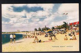 RB 934 - 1947 Postcard - Paradise Beach Nassau Bahamas - 2d Rate To Chicago USA With Tourist Slogan - Bahama's