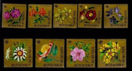 Burundi - PA25/33 - Fleurs - 1966 - MNH - Nuovi