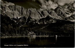 AK Eibsee Mit Zugspitze, Gel 1958 (Garmisch-Partenkirchen) - Zugspitze