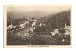 Cp, Allemagne, Schlangenbad Vom Wilhelmsfelsen - Schlangenbad