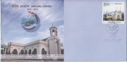 India  2013  C.S.I. Church Of St. John The Baptist  Medak Diocese  Special Cover #50232 - Lettres & Documents