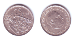 Spain 25 Pesetas 1957 (58) - 25 Pesetas