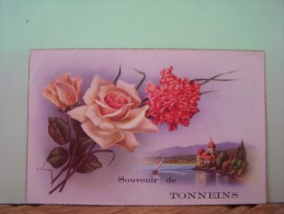 TONNEINS (LOT ET GARONNE) CARTE FANTAISIE. SOUVENIR DE...... - Tonneins