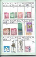 ISRAEL 272-276 à 278-282A à 284A-286-295-301-302-311-314-317-328  Oblitérés Rond - Used Stamps (without Tabs)