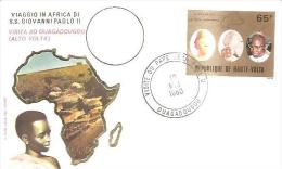82276 )   Viaggio In Africa Di S.S  Giovanni Paolo 2 -  Visita Ad Ougadougou  ( Alto Volta) - Other & Unclassified