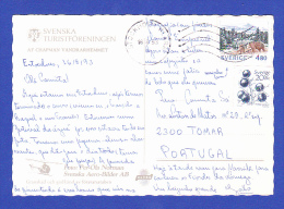 CARTE POSTALE --  CACHET STOCKHOLM . KLARA - 16.8.93  -  2 SCANS - Storia Postale